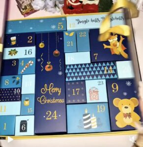 Men`s Advent Calendar Blind Box 2025 Blue (100 PIECES)