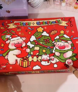 Merry Christmas Happy Family Advent Calendar Blind Box New Set 100 pcs
